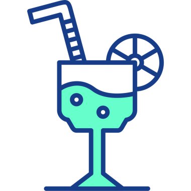 içki web simgesi, vektör illüstrasyonu