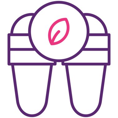 Kahve. Web simgesi basit illüstrasyon