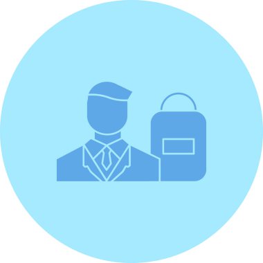 İnsan simgesinin vektör illüstrasyonu