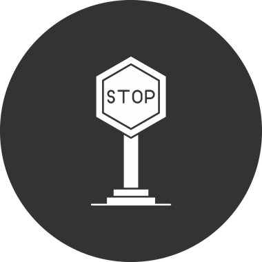 Moda düz tasarım ikonunu durdur. vektör 10.