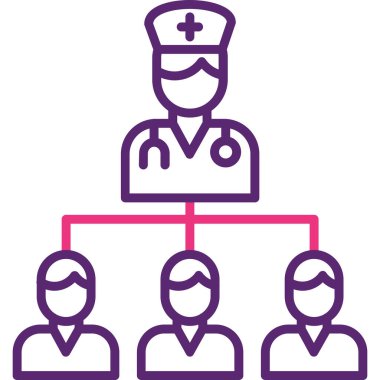 İnsan simgesinin vektör illüstrasyonu