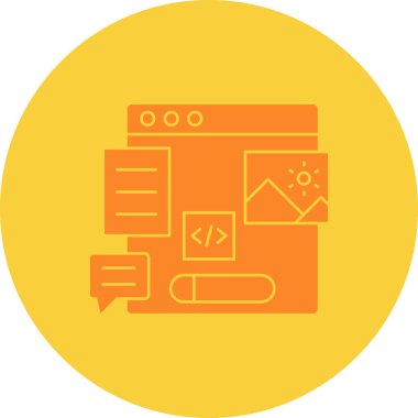 belge simgesi vektör illüstrasyonu