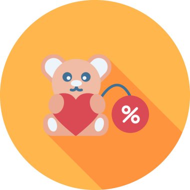 bebek düz vektör simgesi