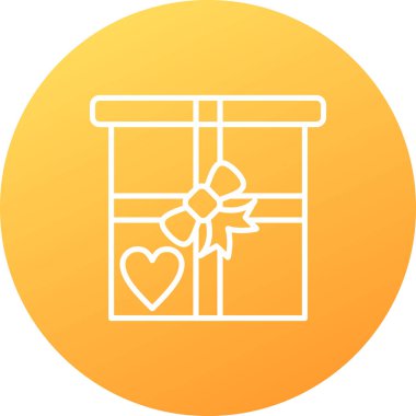 Modern b 'nin vektör illüstrasyonu hediye kutusundan yoksun