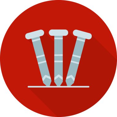 Kırmızı ve beyaz rengin vektör illüstrasyonu