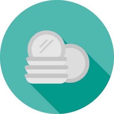 Bulut simgesi vektör illüstrasyonu