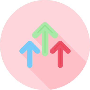 Ok. Web simgesi basit illüstrasyon