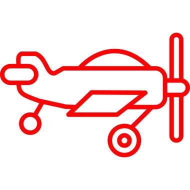 uçak pilot vektör simgesi