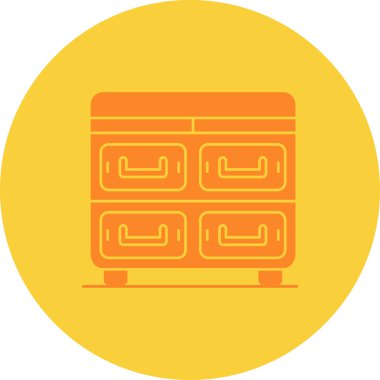 Modern b 'nin vektör illüstrasyonu mobilya ikonundan yoksun