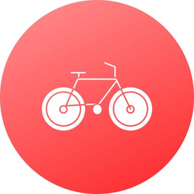 bisiklet vektörü dairesi modern simge tasarımı g