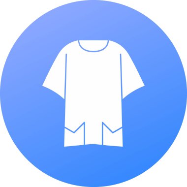 Kıyafetler. Web simgesi basit illüstrasyon