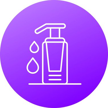 sabun. Web simgesi basit illüstrasyon