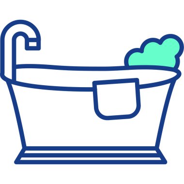 Kova ikonu. özet çizimi