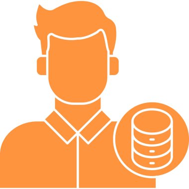 Bir adamın vektör illüstrasyonu