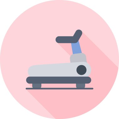 Spor salonu. Web simgesi basit illüstrasyon