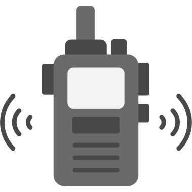 radyo kayıt simgesi, vektör illüstrasyonu