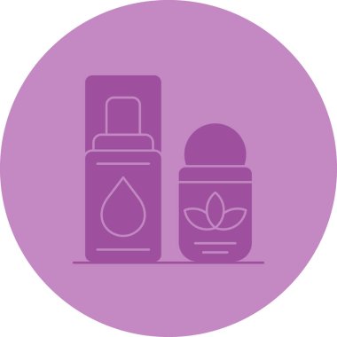 Güzellik ve moda simgesinin vektör çizimi