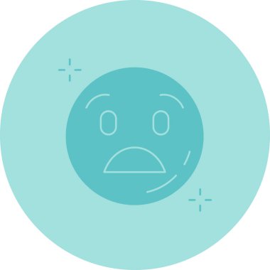 emoji. Web simgesi basit illüstrasyon