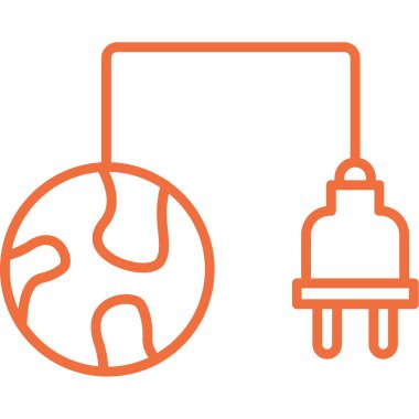 Bowling topu. Web simgesi vektör illüstrasyonu