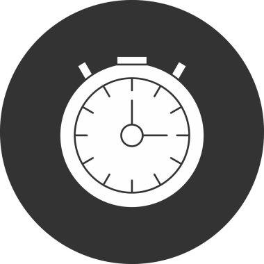Chronometre web simgesi, vektör çizim