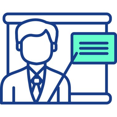 iş simgesi vektör illüstrasyonu