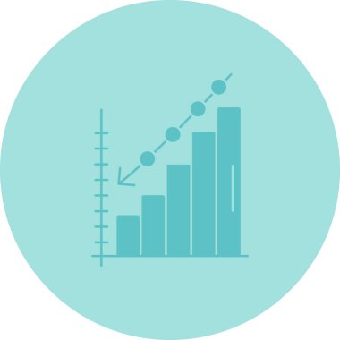 Grafik vektör simgesi modern basit vektör illüstrasyonu