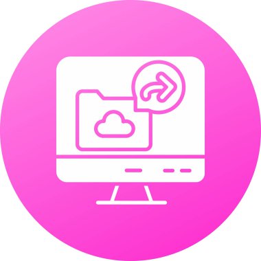 seo modern simgesinin vektör illüstrasyonu