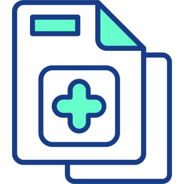 tıbbi kitap vektör illüstrasyon tasarımı