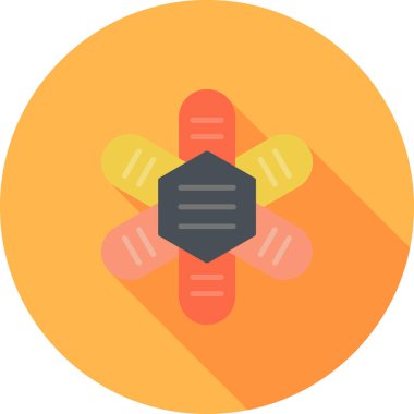 işletme finans yönetimi simgesi düz stil