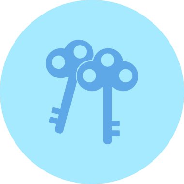 Anahtar. Web simgesi basit illüstrasyon