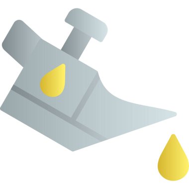 Su musluğu, illüstrasyon, vektör, beyaz arkaplan üzerinde.