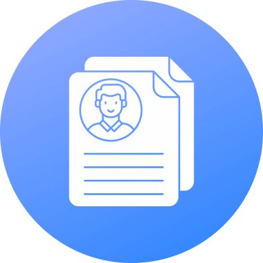 ID kart simgesi vektör illüstrasyonu