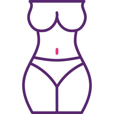 Vücut simge vektör çizim