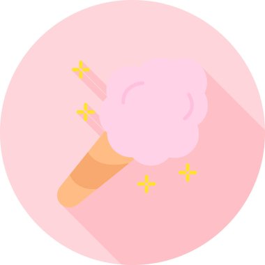 Krema. Web simgesi basit illüstrasyon