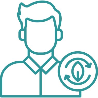 Kadın ve erkeğin vektör çizimi