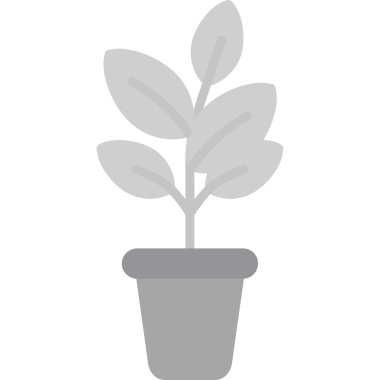 Bir bitkinin vektör illüstrasyonu