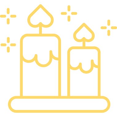 mum simgesi vektör illüstrasyonu