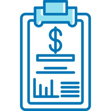 Para vektör illüstrasyonlu pano