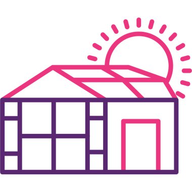 ev simgesi vektör illüstrasyonu