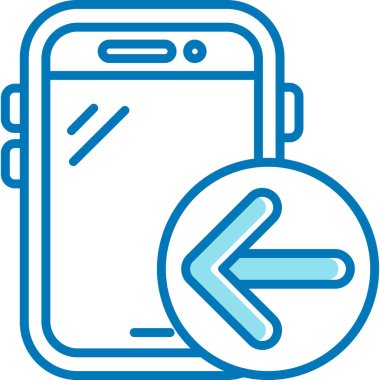 Telefon simgesi vektör illüstrasyonu