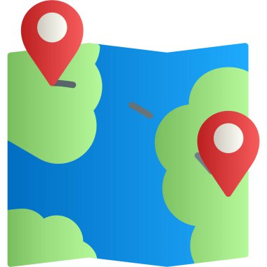 harita konum simgesi, izometrik biçim