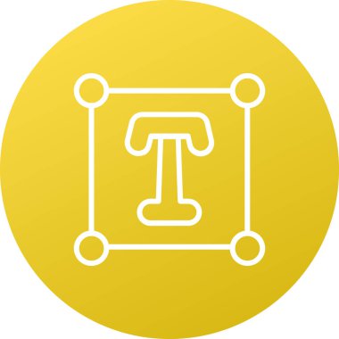 Beyaz çizgi ahşap masa simgesi uzun gölge arkaplan izole. Tahta daire düğmesi. vektör