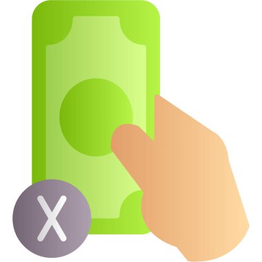 banknotlar dolar simgesi düz stil