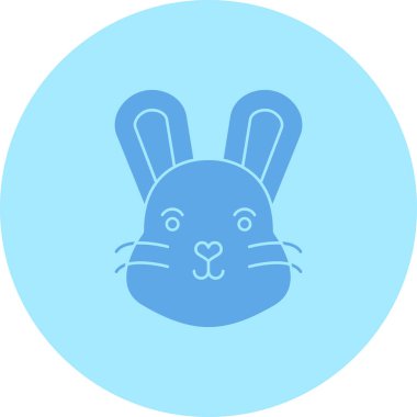 Tavşan. Web simgesi basit illüstrasyon