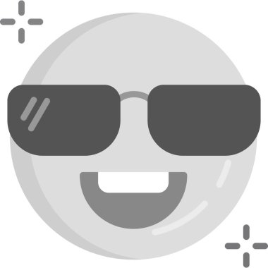 Güneş gözlüğü. Web simgesi basit illüstrasyon