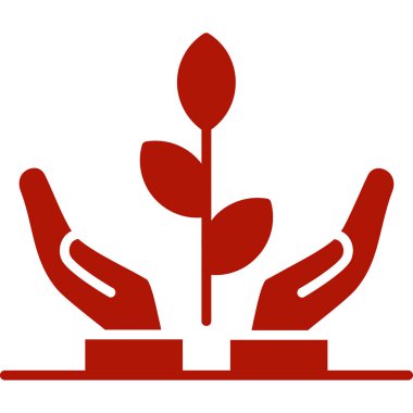 kırmızı bir çiçekte bitki, bitki, vektör, illüstrasyon