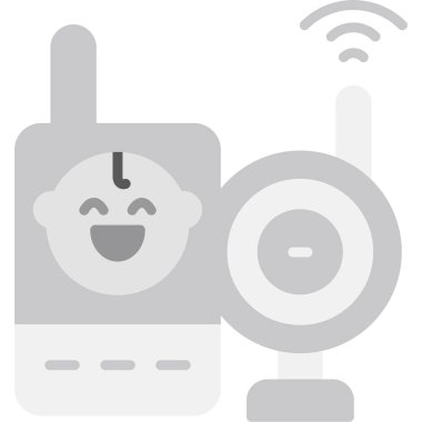 Radyo. Web simgesi basit illüstrasyon