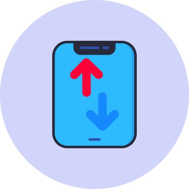 ok simgesi vektör illüstrasyonu