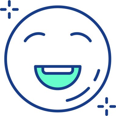 emoji. Web simgesi basit illüstrasyon