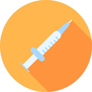 Şırınga web simgesi, vektör çizim